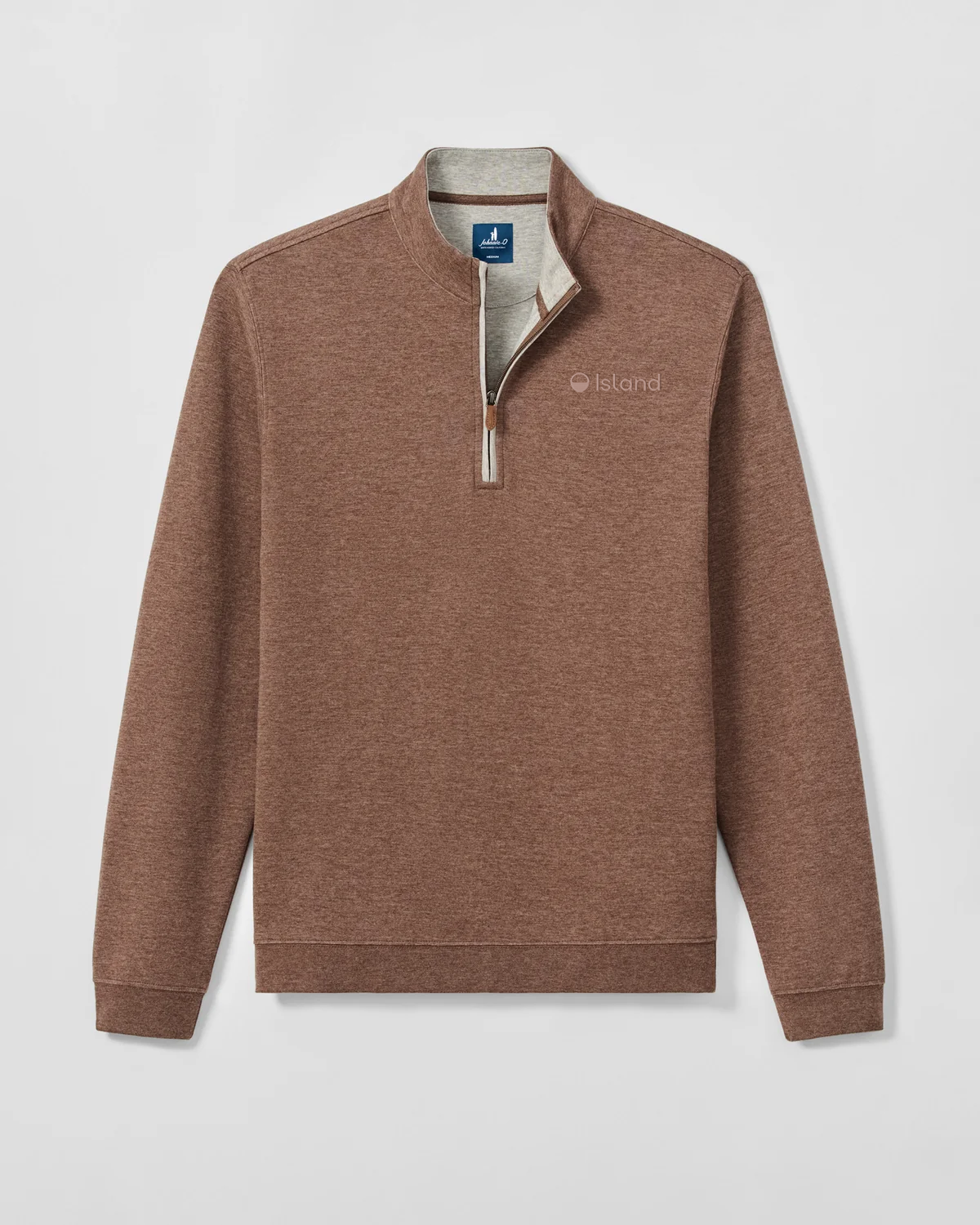 Men's Johnnie-O Sully 1/4 Zip Pullover - Grizzly