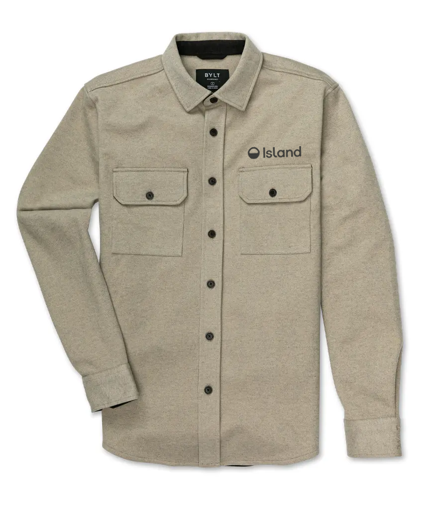 Men's BYLT Coastal Overshirt - Sawdust