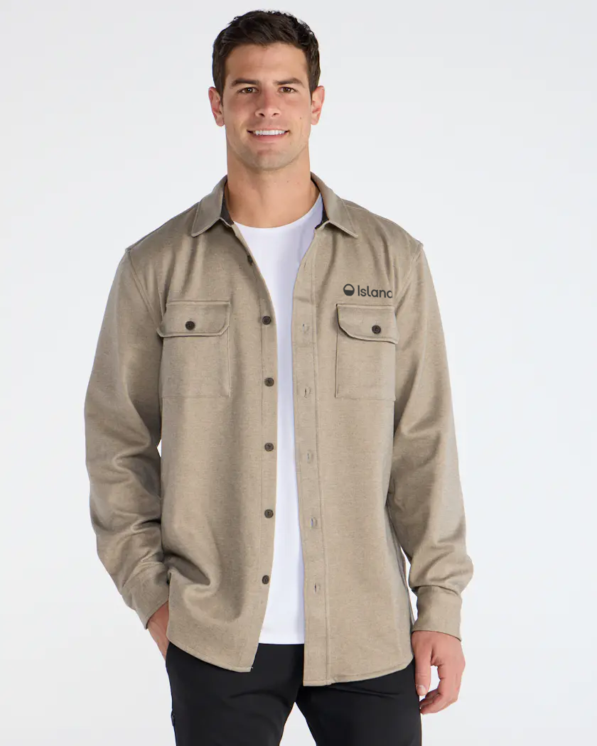 Men's BYLT Coastal Overshirt - Sawdust