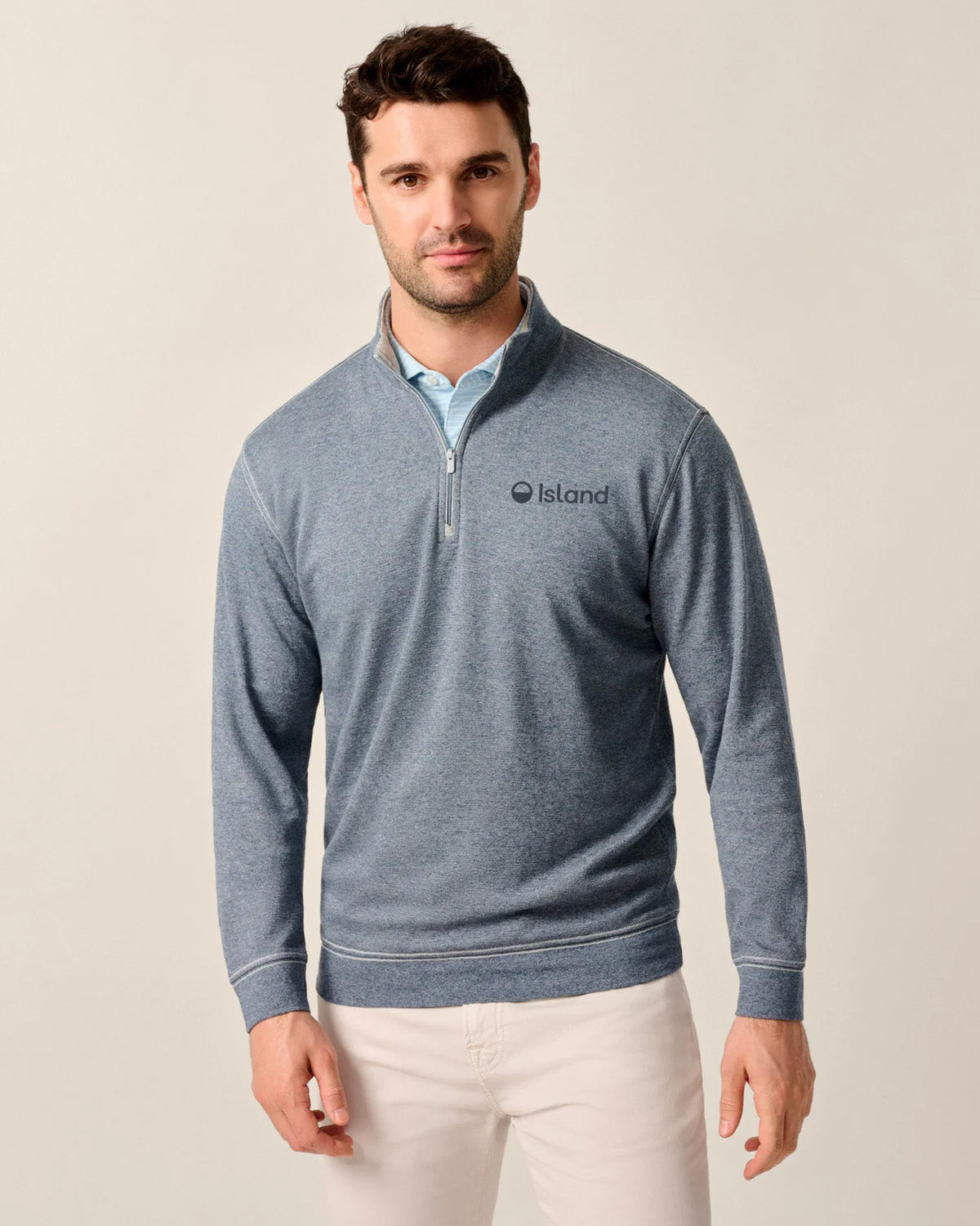 Men's Johnnie-O Hanks Lightweight Sully 1/4 Zip - Navy