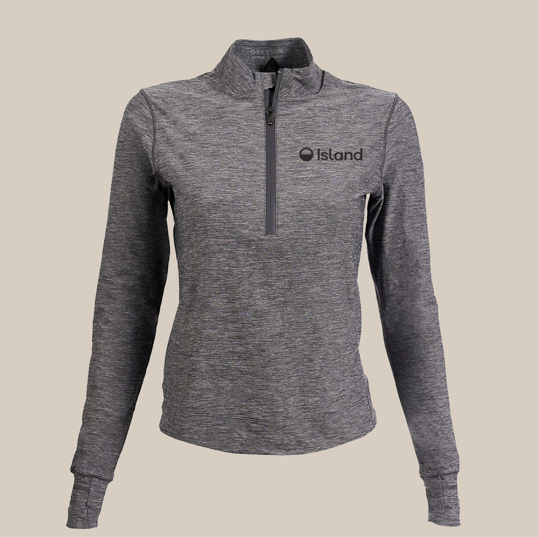 Women's Greyson Halley Long Sleeve Quarter-Zip - Gray