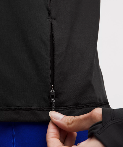 Women's LuluLemon It's Rulu Classic-fit Half Zip - Black