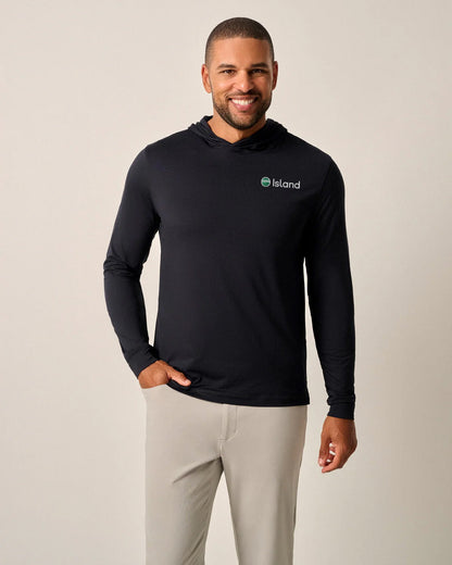 Men's Johnnie-O Talon Featherweight Performance Hoodie - Black