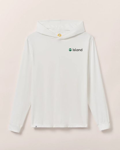 Men's Johnnie-O Talon Featherweight Performance Hoodie - White