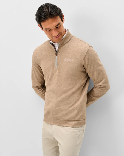 Men's Johnnie-O Sully 1/4 Zip Pullover - Cedar