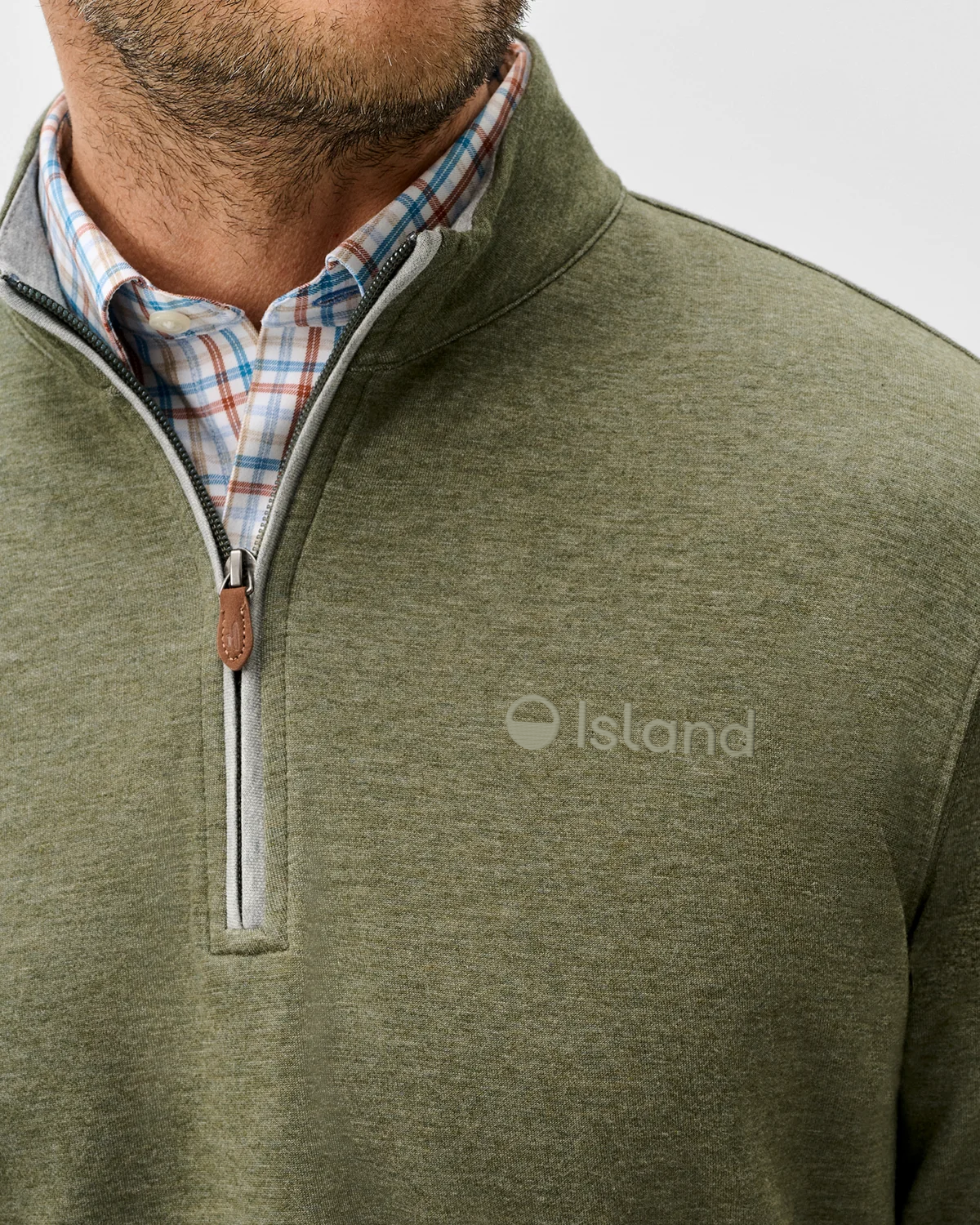 Men's Johnnie-O Sully 1/4 Zip Pullover - Sequoia
