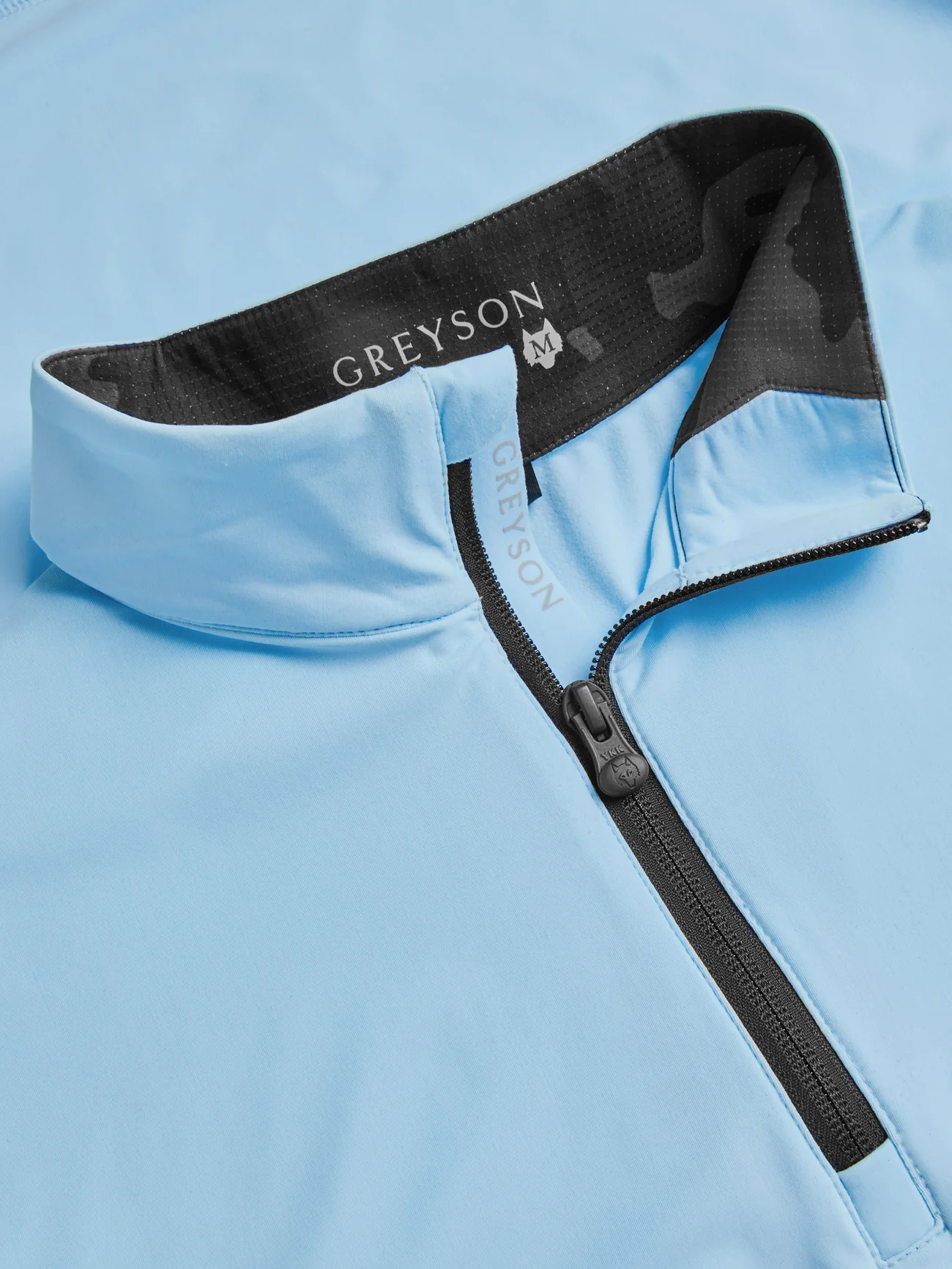 Men's Greyson Tate Mockneck Quarter-Zip - Wolf Blue